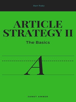 cover image of Article Strategy II